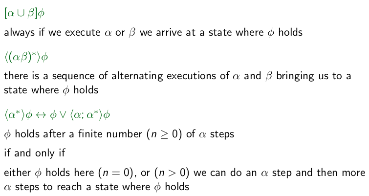 Formula examples